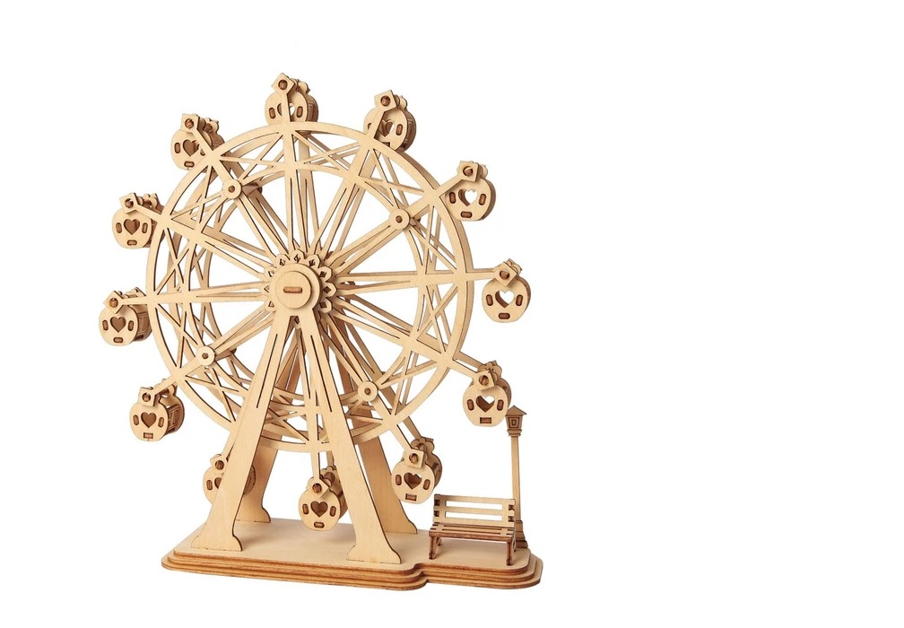 Robotime - DIY - Ferris Wheel (DIY 3D Puzzle 15.5 x 6.2 x 16.5 cm)-/bilder/big/9190534_1.jpg
