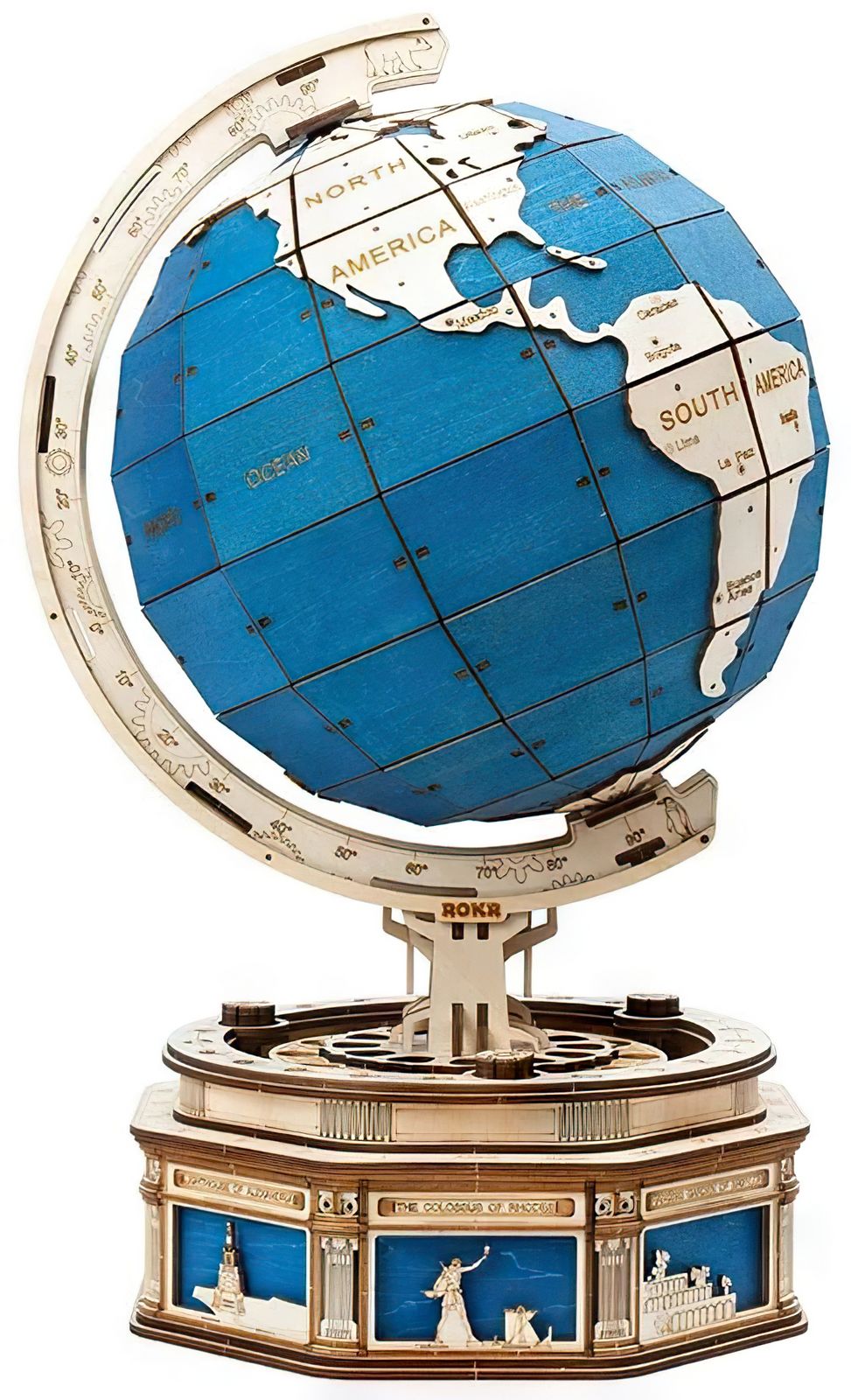 Robotime - DIY The Globe (DIY 3D Puzzle 32.5 x 29 x 52 cm) Globus-/bilder/big/9190540_1.jpg