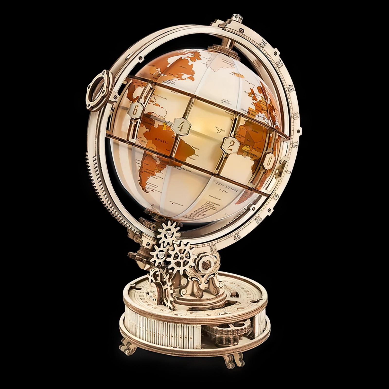 Robotime - DIY - Luminous Globe (DIY 3D Puzzle 16.7 x 20.3 x 29.3 cm)-/bilder/big/9190543_1.jpg