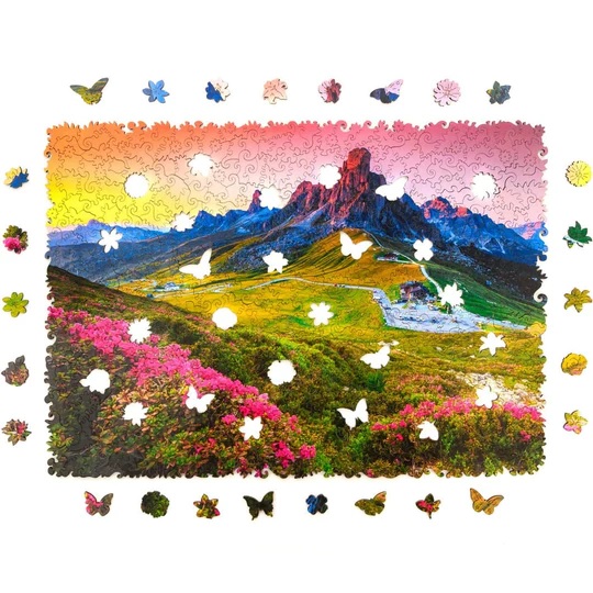UNIDRAGON - Mountain (31 x 33 cm,Größe M) Holzpuzzle - 250 Teile-/bilder/big/91911060_2.jpg