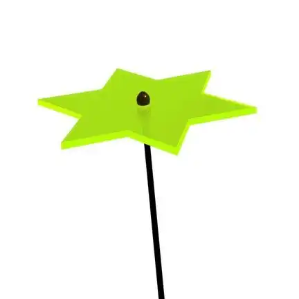 Sonnenfänger Lichtzauber - Stern klein 12 cm grün 
