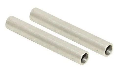 Alumuffe mit Anschlag (Muffe) Ø 10 mm Innendurchmesser für Drachen- und Modellbau Basteln Montagen Messebau Industrie Haushalt