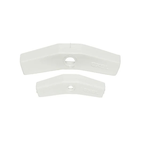 EXEL Eddy Kreuz Kunststoff 4 mm weiß für Drachen- und Modellbau 