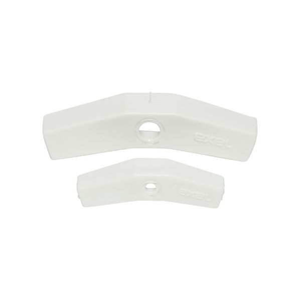 EXEL Eddy Kreuz Kunststoff 6 mm weiß für Drachen- und Modellbau 