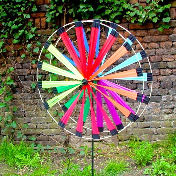 Windrad/stehendes Windspiel gegenläufig Pair 50 - Ø 50 cm rainbow-/bilder/big/1015815_1.jpg