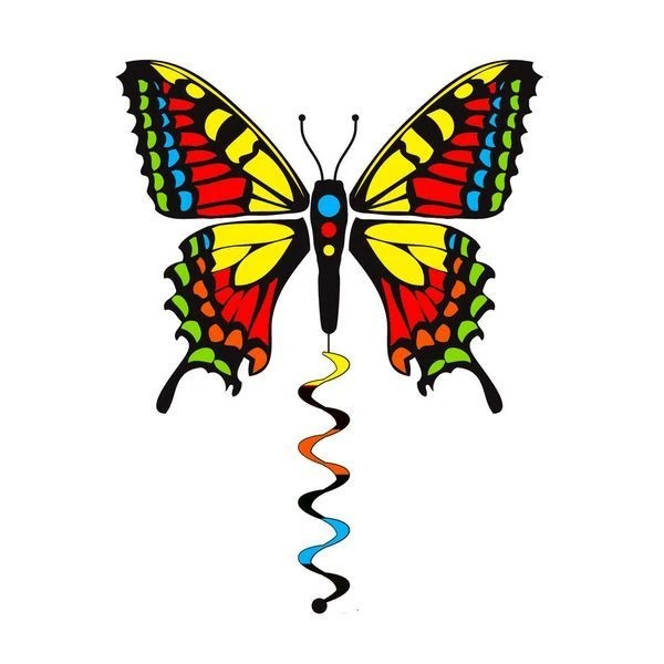 Windspiel hängend - Schmetterling 20 x 90 cm bunt-/bilder/big/1015849_1.jpg