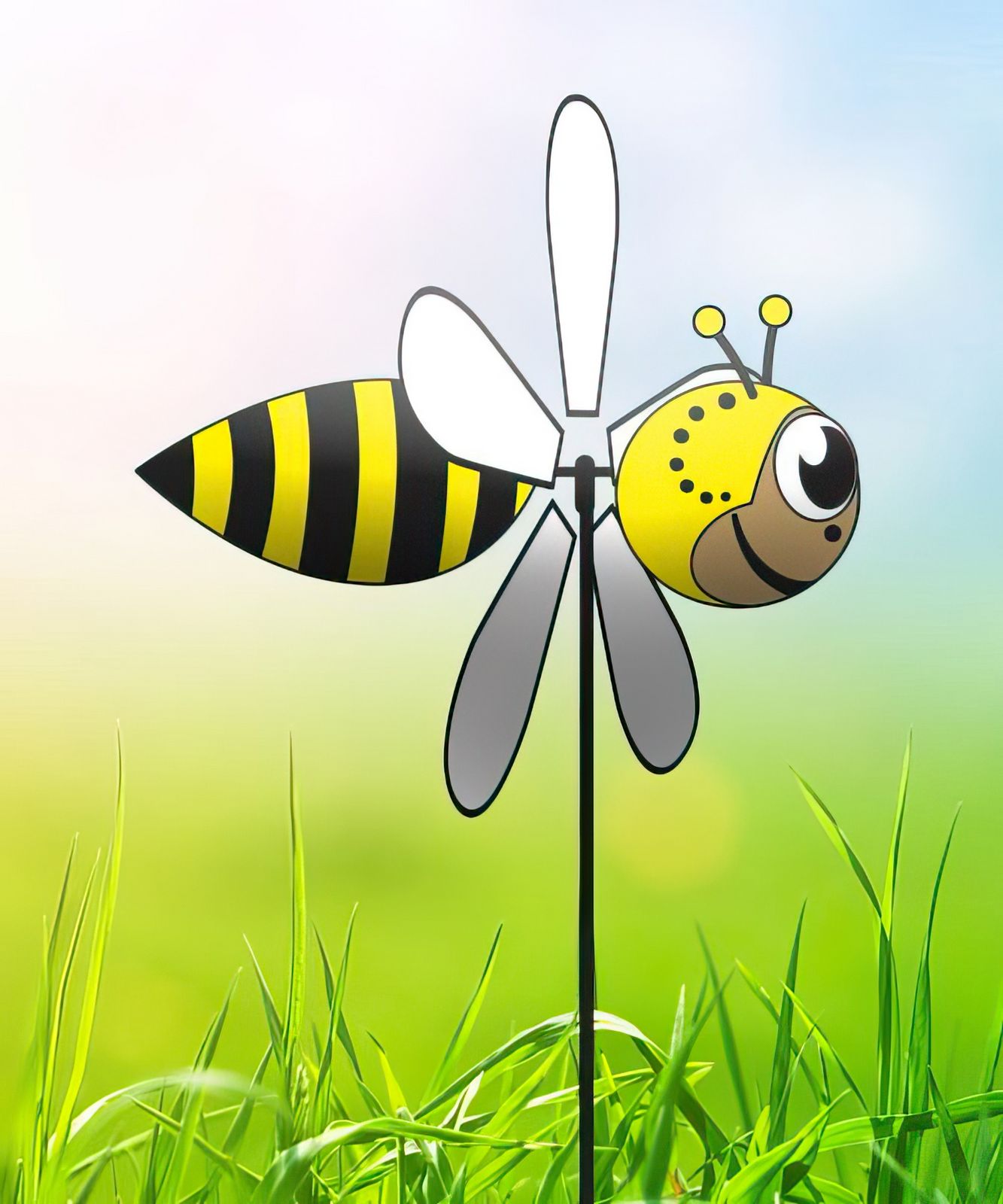 Windspiel stehend - Biene Rotordurchmesser Ø 32 cm x 54 cm Höhe 65 cm-/bilder/big/1015920.jpg