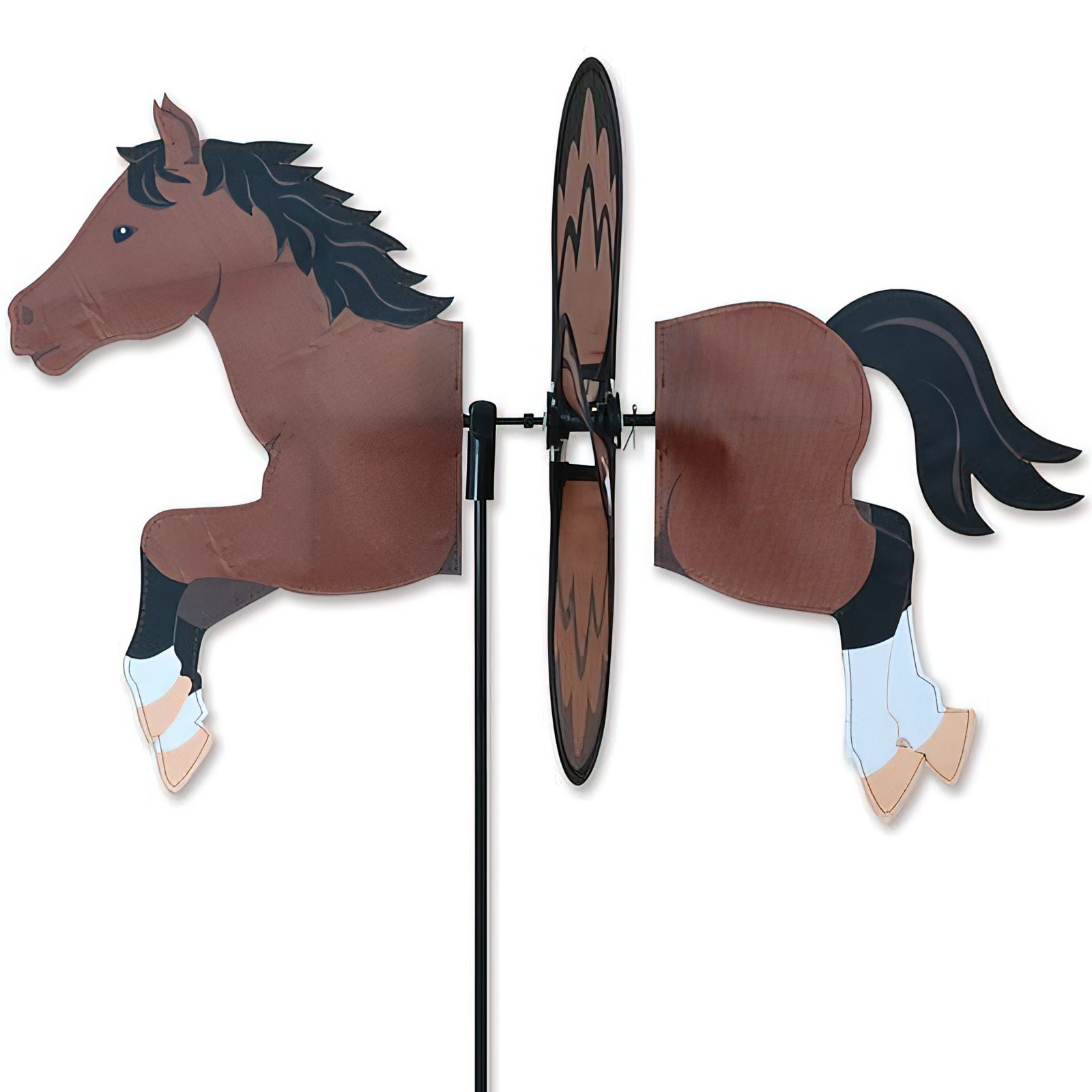 Windspiel stehend - Pferd Ø 32 cm 48 cm x 34 cm braun 