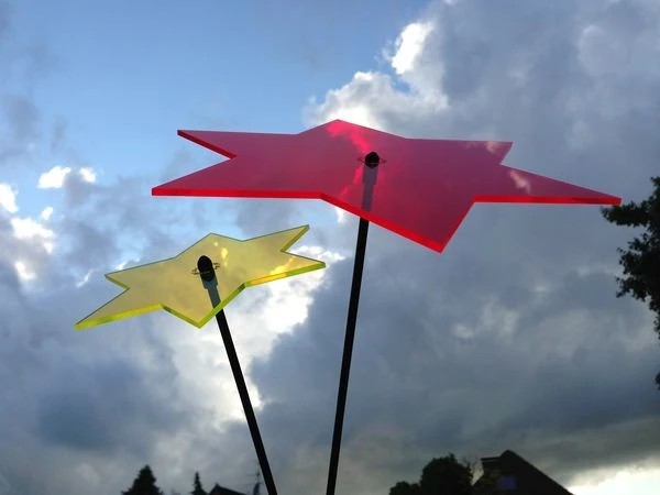 Sonnenfänger Lichtzauber - Stern groß 20 cm blau-/bilder/big/1019130_2.jpg