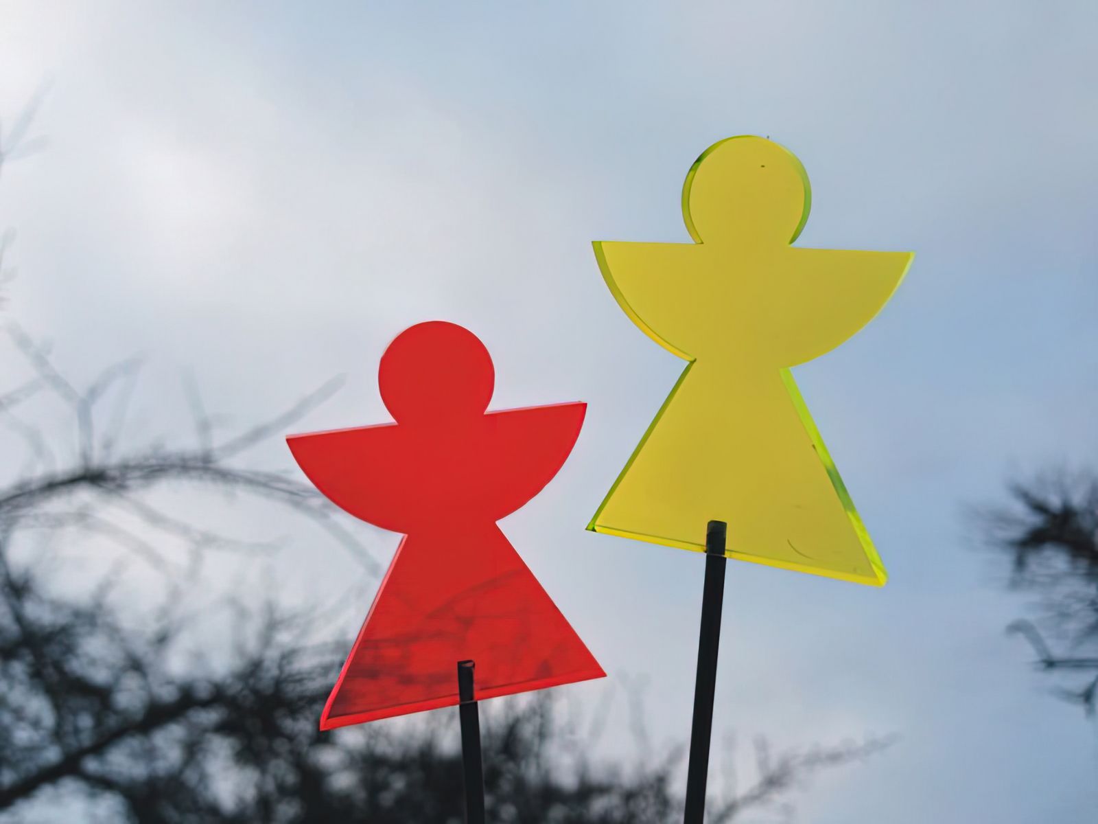 Sonnenfänger Lichtzauber - Schutzengel mini 4 cm inkl. 20 cm Stab gelb-/bilder/big/1019651_1.jpg