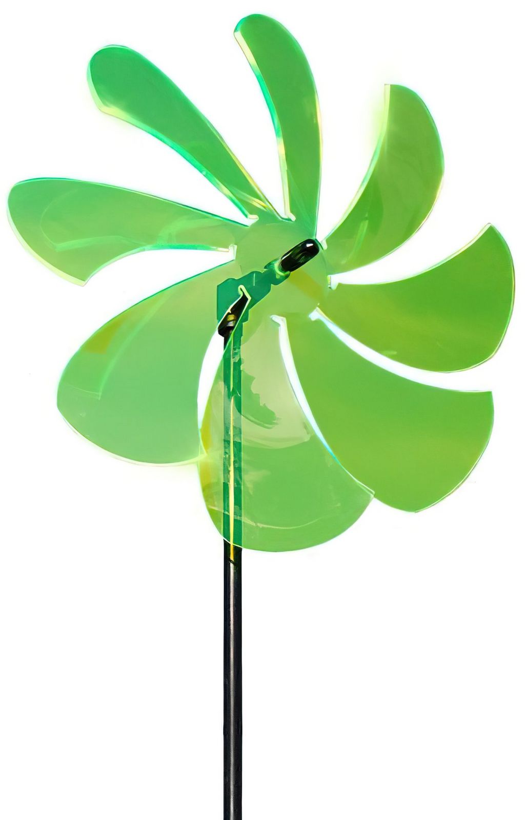 Sonnenfänger Lichtzauber - Windrad/stehendes Windspiel 25 cm inkl. 100 cm Stab grün