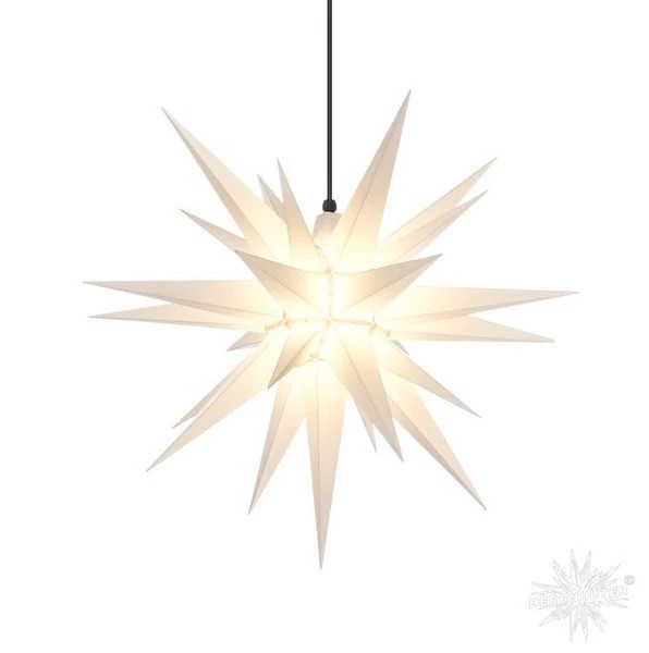 Herrnhuter Stern A13 Ø 130 cm Kunststoff Stern A13 Ø 130 cm Kunststoffstern - weiß Wunderschöner und sehr hochwertiger Weihnachtsstern für Innen und Außen - das Original mit 25 Zacken