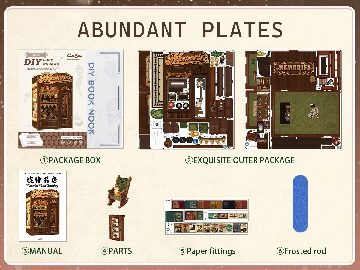 Cutebee DIY - Memories Music Bookshop (DIY Book Nook-Diorama-/bilder/big/13.jpg