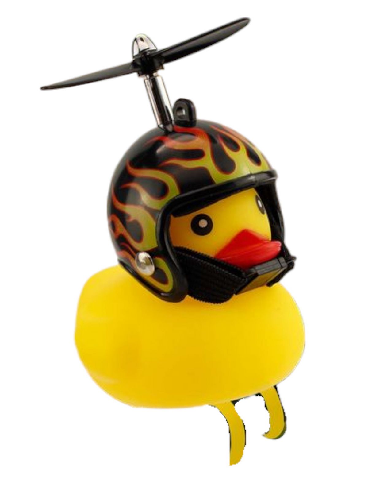 Fahrrad Quietscheentchen - Flammen 