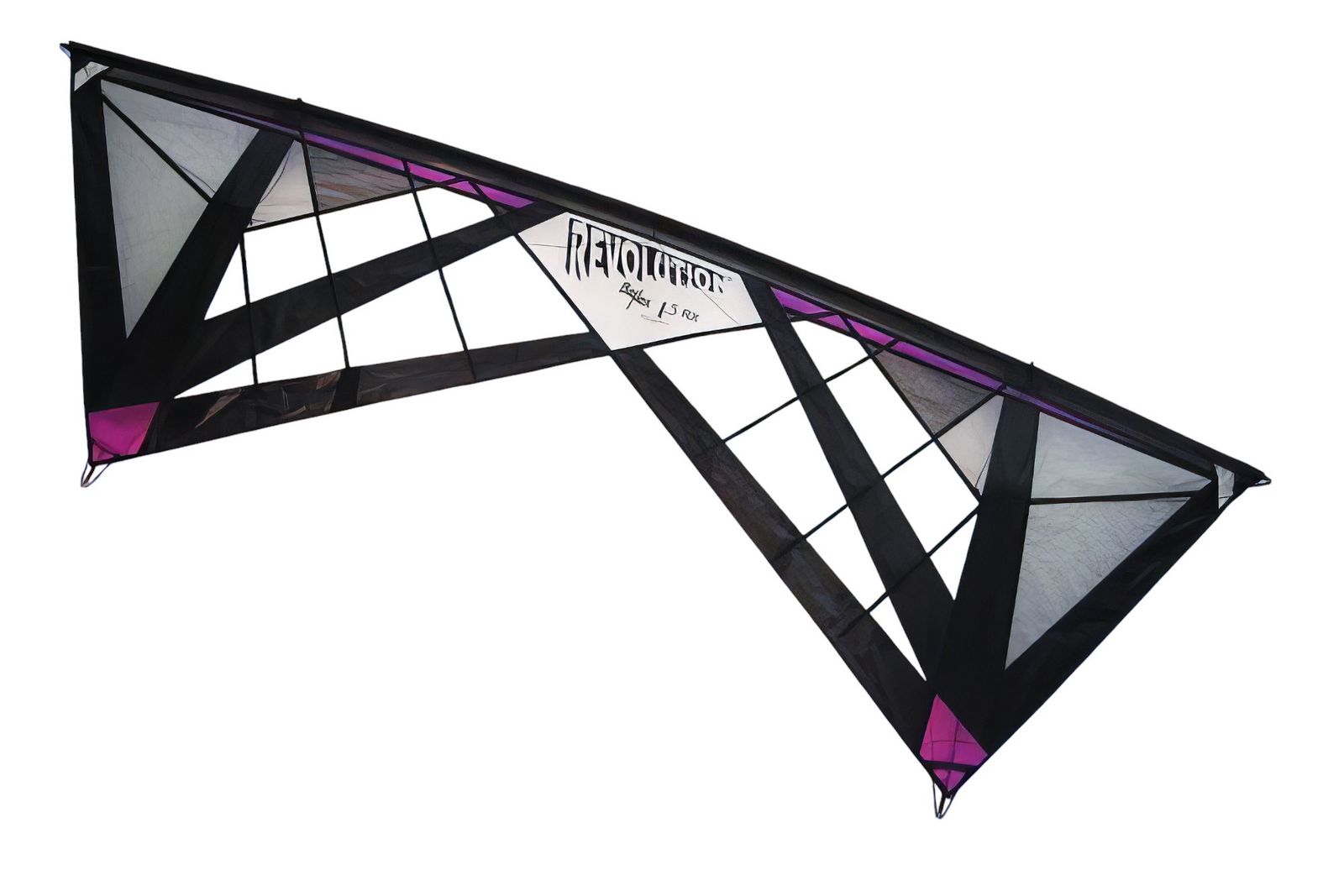 Revolution REFLEX RX SPIDER WEB Vierleiner-Lenkdrachen/Stabdrachen (4-Leiner) KITE ONLY - 236 cm x 79 cm lila