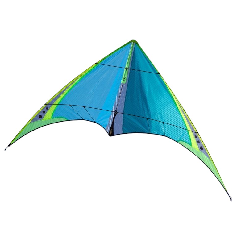 Prism 4-D Seafoam Zweileiner-Leichtwind-Lenkdrachen/Stabdrachen (2-Leiner) rtf (flugfertig) 147 cm x 69 cm Kohlefaser/Cfk-Gestänge Seafoam