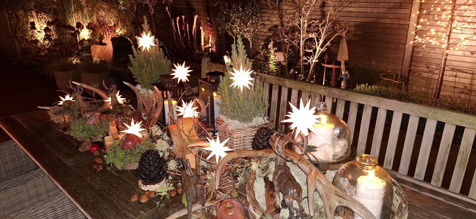 Herrnhuter Sternenkette / Lichterkette mit 10 Sternen Ø 13 cm Kunststoffstern - weiß LED-/bilder/big/20251119_174848.jpg