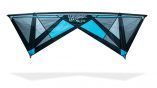 Revolution REFLEX RX Vierleiner-Lenkdrachen/Stabdrachen (4-Leiner) KITE ONLY - 236 cm x 79 cm hellblau
