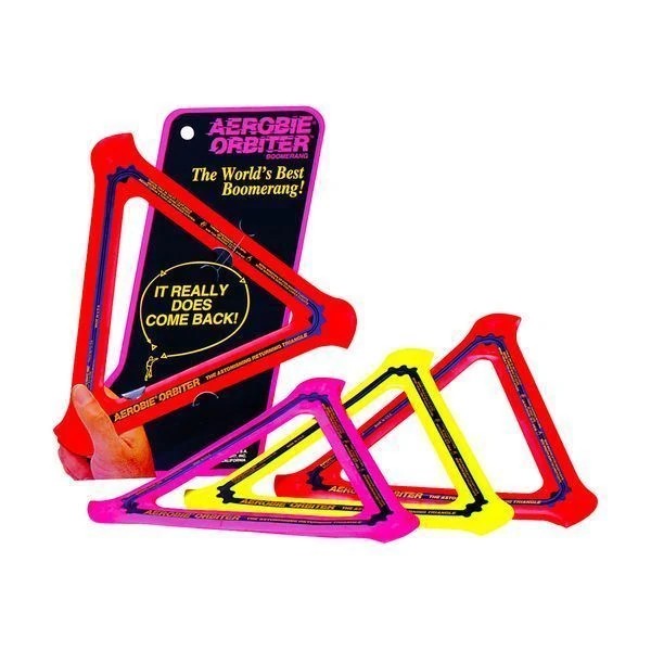 Aerobie Bumerang 24.5 cm groß Orbiter orange/gelb/pink/blau 