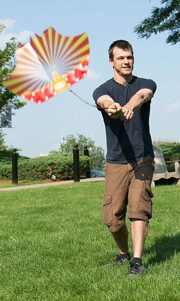 Stuntglider Skytrix 30 cm x 30 cm blau/gelb Kunststoff Glider inkl.-/bilder/big/3248200_2.jpg