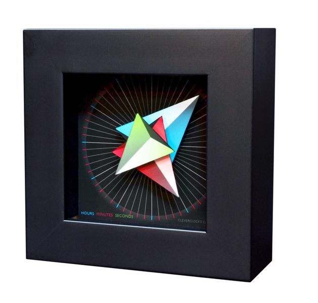 CleverClocks - moderne dekorative Design-Tischuhr/Wanduhr Triangle-/bilder/big/4000020.jpg