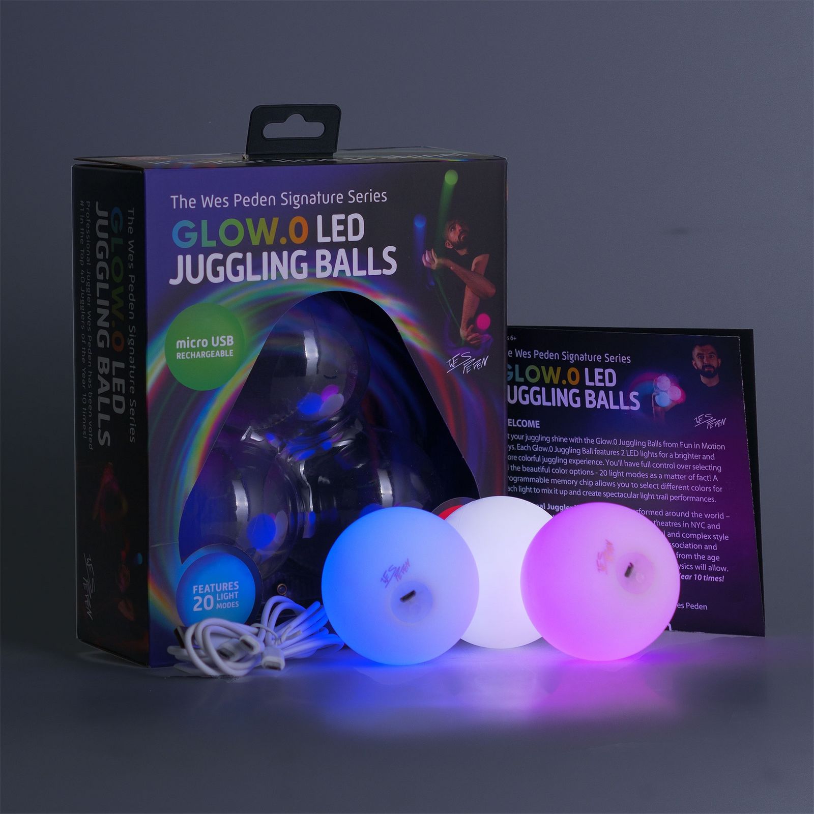 Wes Peden - Juggling Ball-Set LED - 3 Jonglierbälle-/bilder/big/5031606_2.jpg