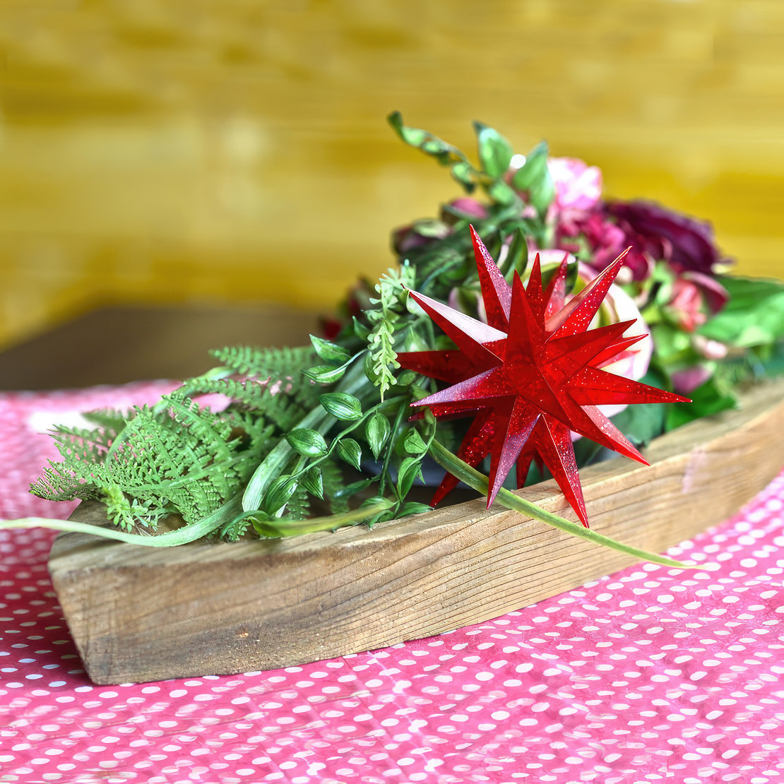 Herrnhuter Stern A1e Ø 13 cm Kunststoffstern inkl. LED - rot glitter - Sonderedition 2023-/bilder/big/557_2.jpg