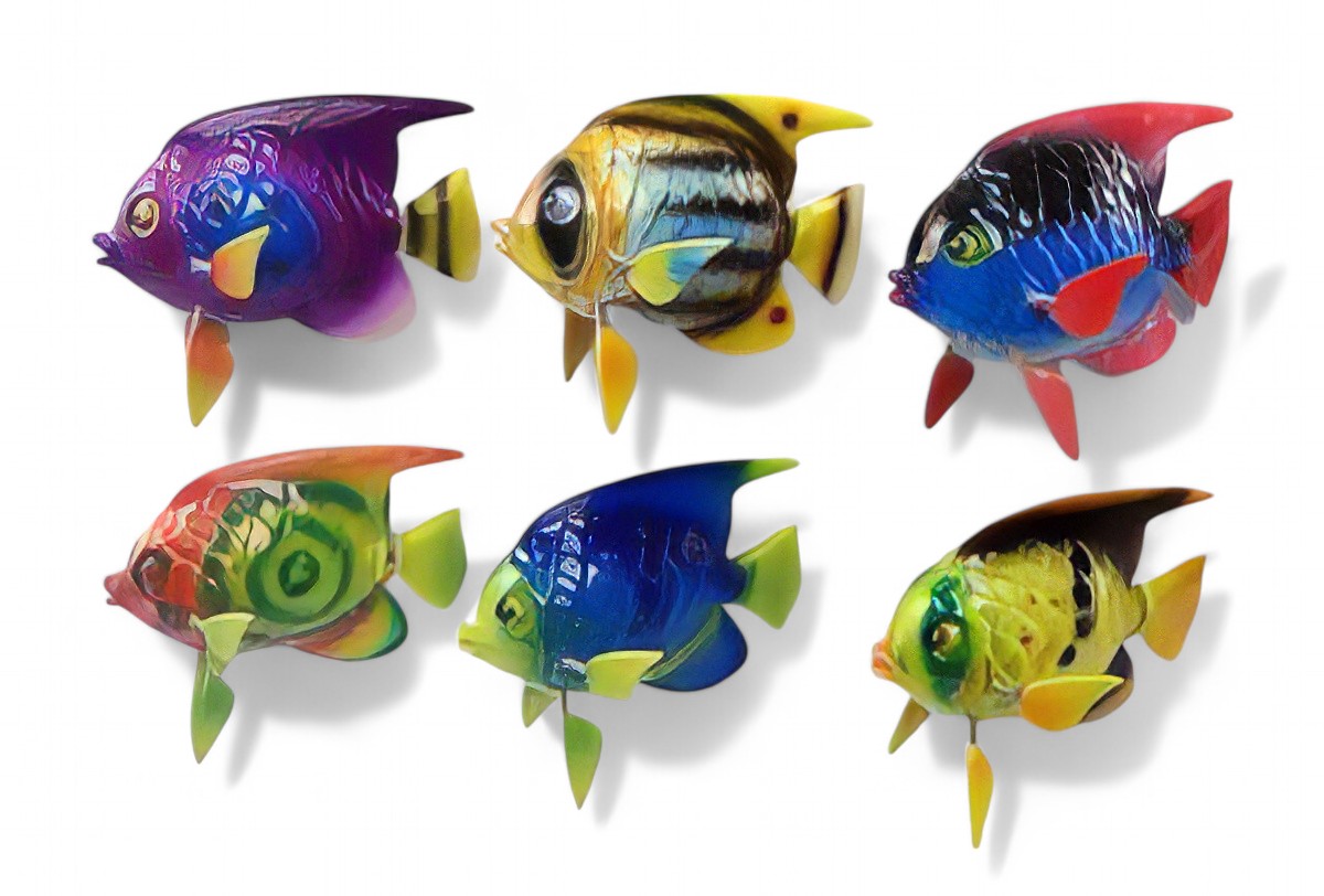 Wackel-Magnete (3D-Motiv) Fisch/Fish Ocean Life 