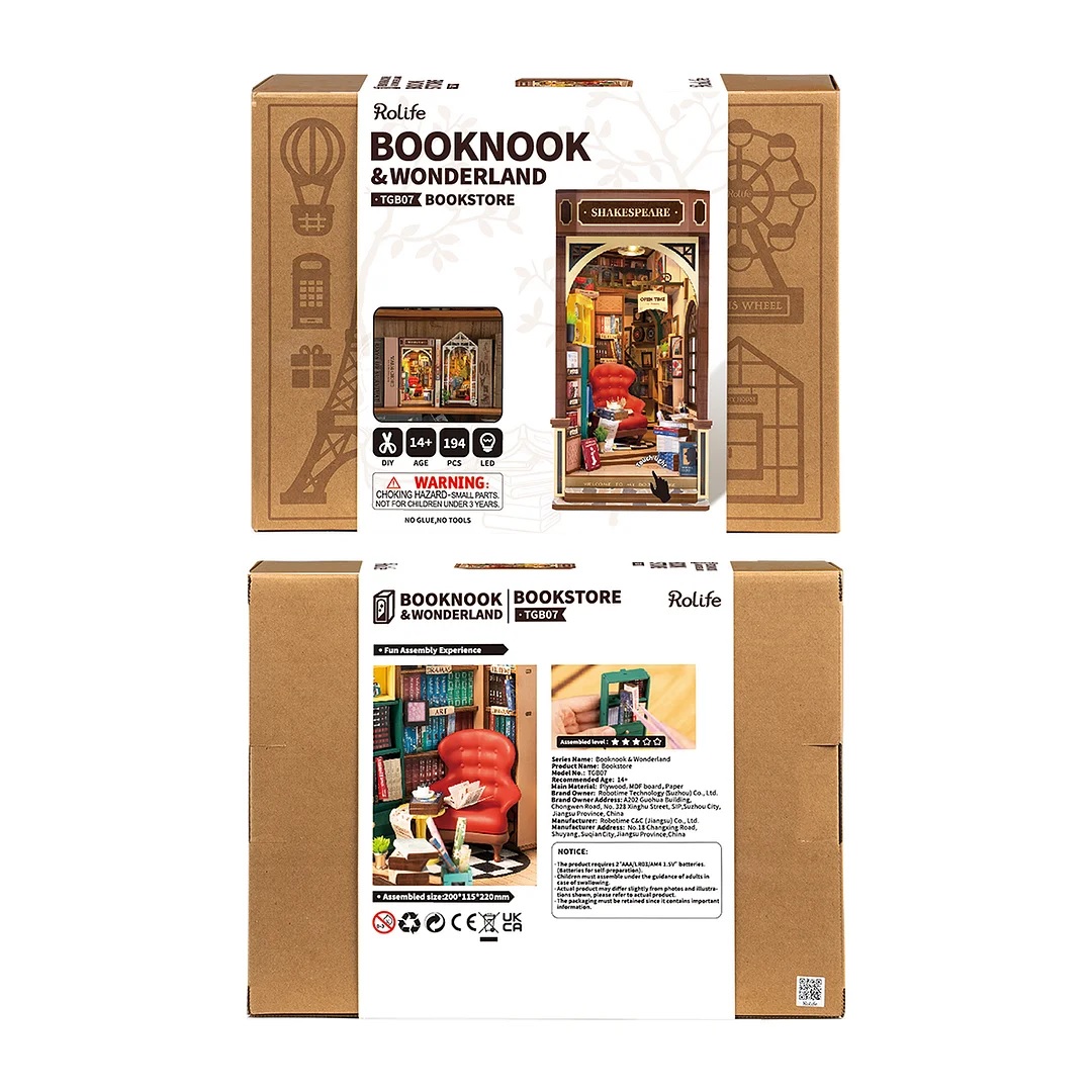 Robotime - DIY - Shakespeare's Bookstore (DIY Bücherecken-Diorama-/bilder/big/9190445_7.jpg