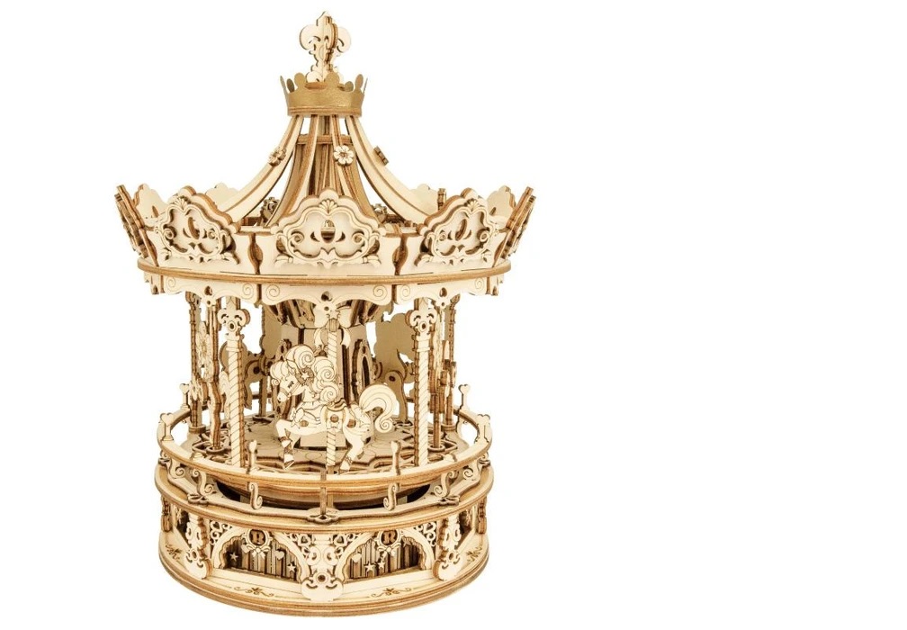 Robotime - DIY Spieluhr mit Musik - Romantic Carousel (DIY 3D Puzzle-/bilder/big/9190464_1.jpg