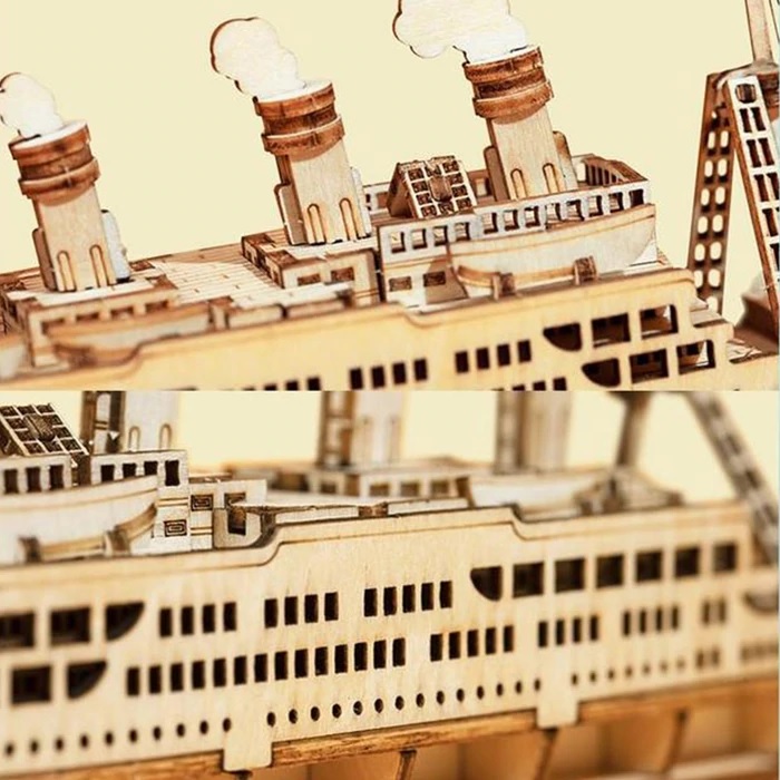 Robotime - DIY - Cruise Ship (DIY 3D Puzzle 19.1 x 5.1 x 10.9 cm)-/bilder/big/9190469_3.jpg