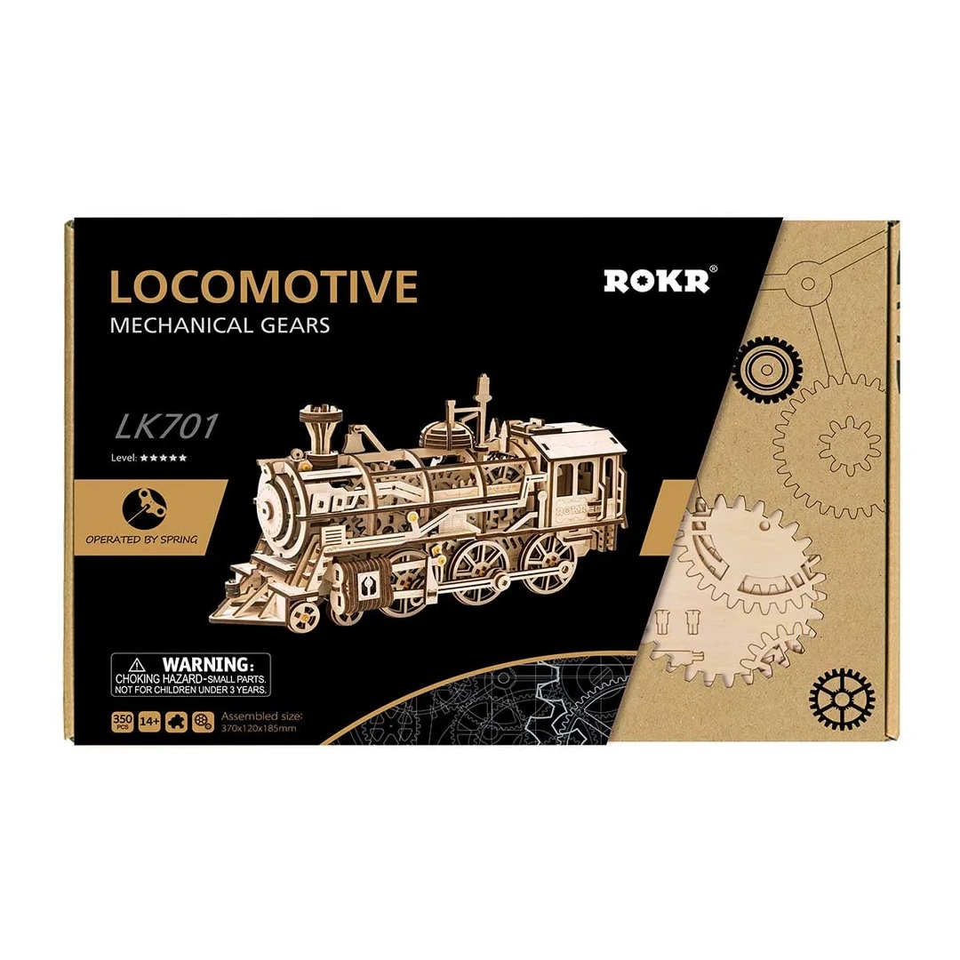 Robotime - DIY - Locomotive (DIY 3D Puzzle 37 x 12 x 18.5 cm)-/bilder/big/9190524_5.jpg