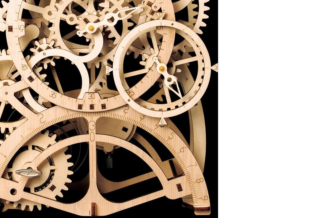Robotime - DIY Pendulum Clock (DIY 3D Puzzle 23.4 x 11.7 x 34.6 cm)-/bilder/big/9190525_5.jpg