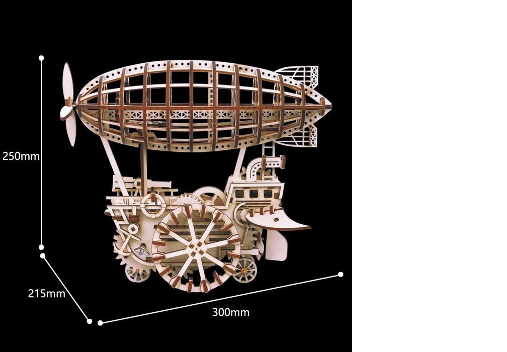 Robotime - DIY - Air Vehicle (DIY 3D Puzzle 30 x 21.5 x 25 cm)-/bilder/big/9190526_4.jpg