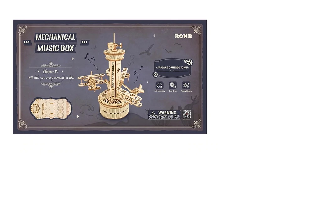 Robotime - DIY - Airplane Control Tower (DIY 3D Puzzle 19.5 x 19.5 x-/bilder/big/9190528_4.jpg