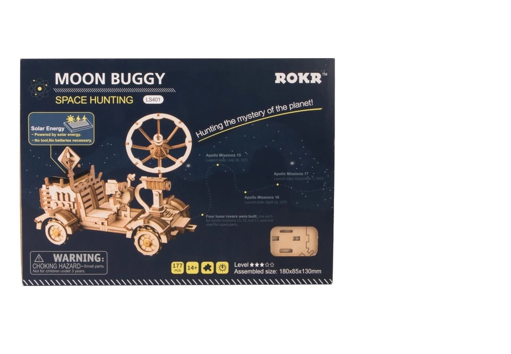 Robotime - DIY - Rambler Rover (DIY 3D Puzzle 18 x 8.5 x 13 cm)-/bilder/big/9190531_5.jpg