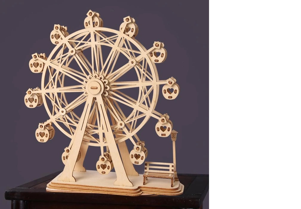 Robotime - DIY - Ferris Wheel (DIY 3D Puzzle 15.5 x 6.2 x 16.5 cm)-/bilder/big/9190534_3.jpg
