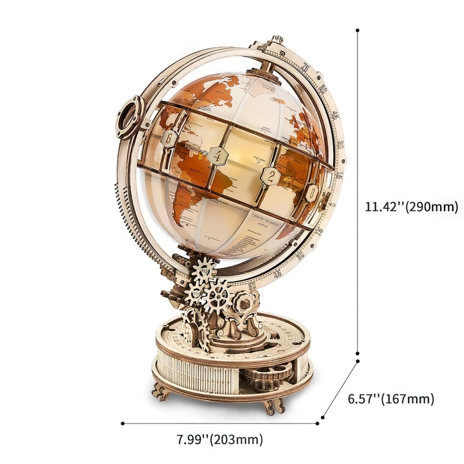 Robotime - DIY - Luminous Globe (DIY 3D Puzzle 16.7 x 20.3 x 29.3 cm)-/bilder/big/9190543_7.jpg