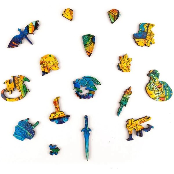 UNIDRAGON - Guarding Dragon (16 x 26 cm - Größe S) Holzpuzzle --/bilder/big/9191015_4.jpg