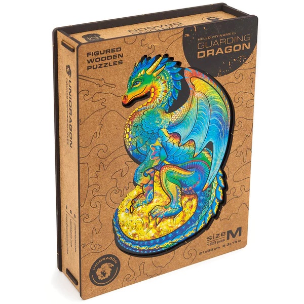 UNIDRAGON - Guarding Dragon (16 x 26 cm - Größe S) Holzpuzzle --/bilder/big/9191015_5.jpg