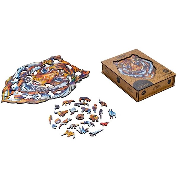 UNIDRAGON - Lovely Tiger (30 x 38 cm - Größe L) Holzpuzzle - 273 Teile-/bilder/big/9191030_3.jpg