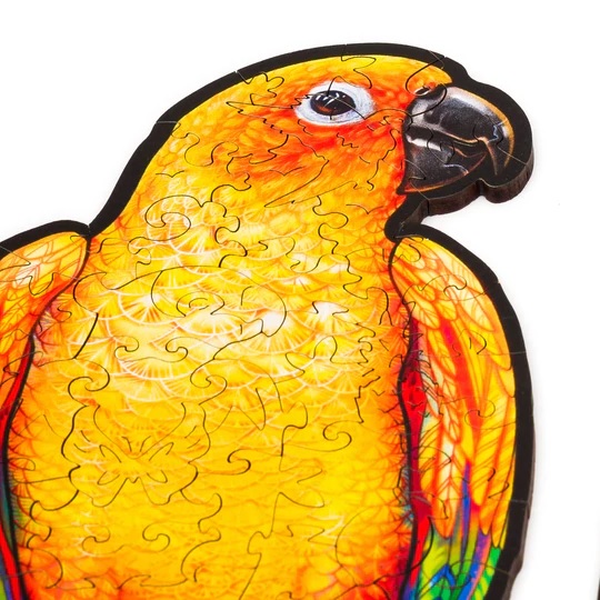 UNIDRAGON - Playful Parrots (24 x 33 cm - Größe M) Holzpuzzle --/bilder/big/9191035_4.jpg
