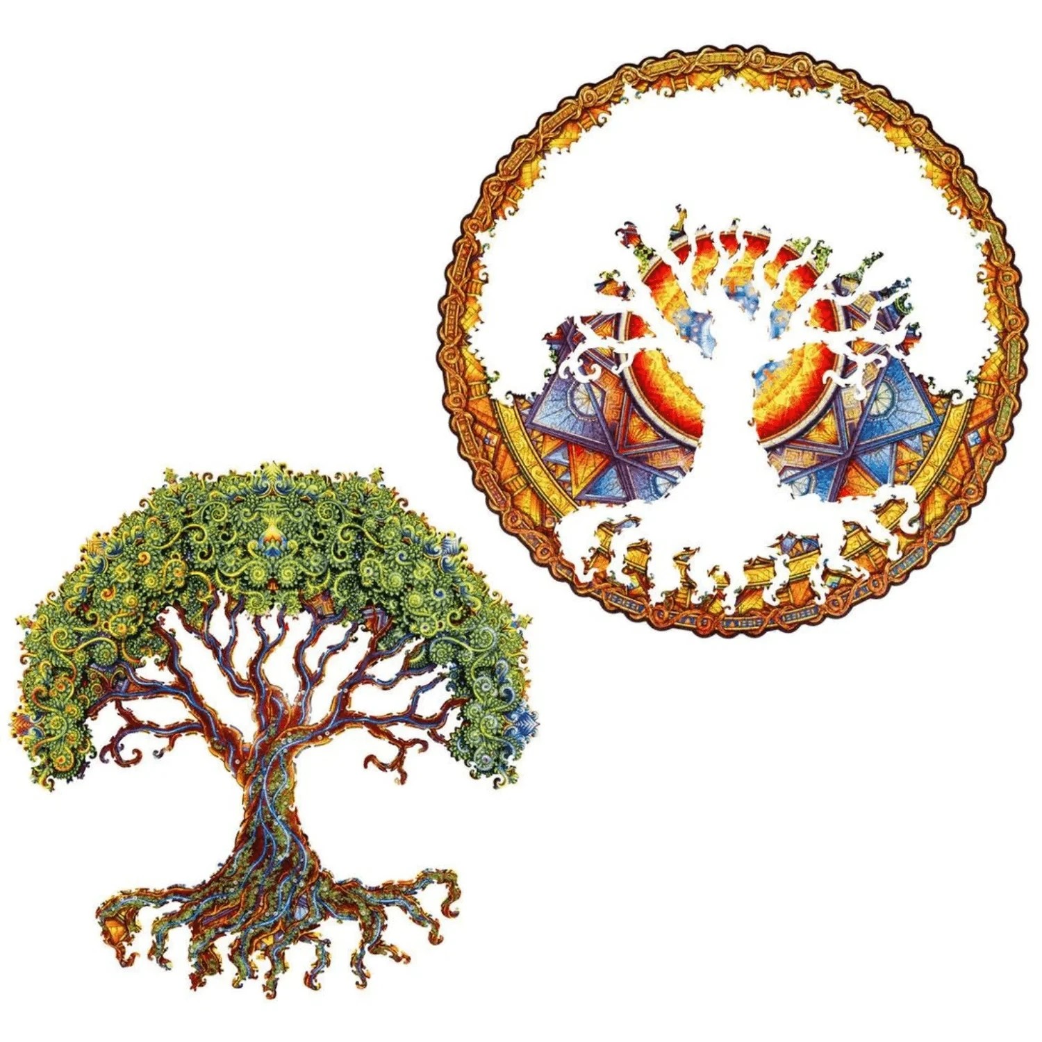 UNIDRAGON - Mandala Baum des Lebens (33 x 33 cm - Größe L) Holzpuzzle-/bilder/big/9191058_2.jpg