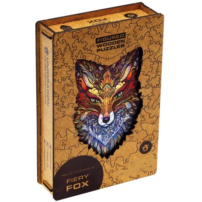 UNIDRAGON - Fiery Fox (16 x 24 cm - Größe S) Holzpuzzle - 107 Teile-/bilder/big/9191085_s.jpg
