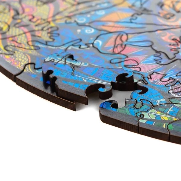 UNIDRAGON - Charming Owl (21 x 35 cm - Größe M) Holzpuzzle - 186 Teile-/bilder/big/91911000_5.jpg