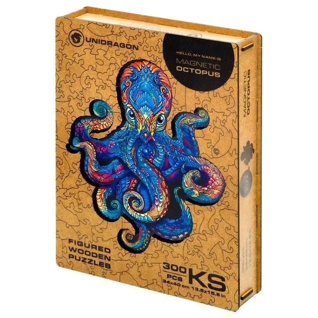 UNIDRAGON - Magnetic Octopus (34 x 39 cm - Größe L) Holzpuzzle --/bilder/big/9191111_l_2.jpg