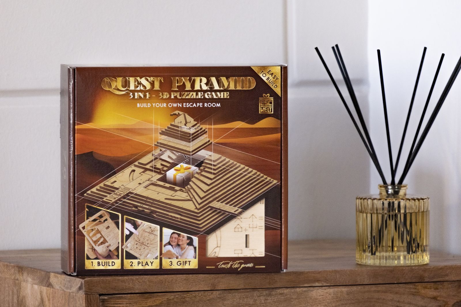 ESCAPE WELT - Quest Pyramid - 3D Puzzle Game (19 x 19 x 10 cm)-/bilder/big/9192010_4.jpg