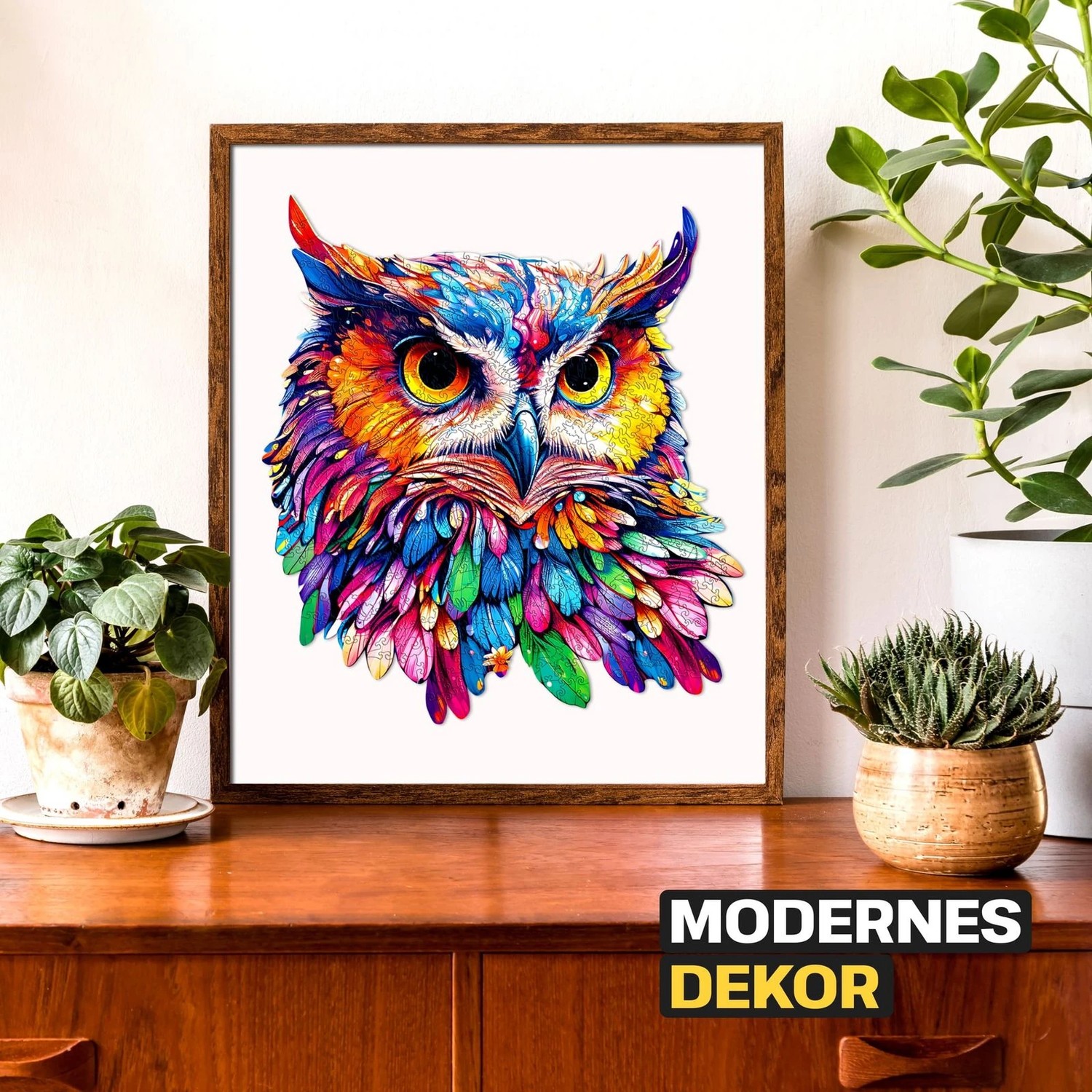 ESCAPE WELT - Eule (42 x 42 cm - Größe L) Holzpuzzle - 500 Teile-/bilder/big/9192060_3.jpg