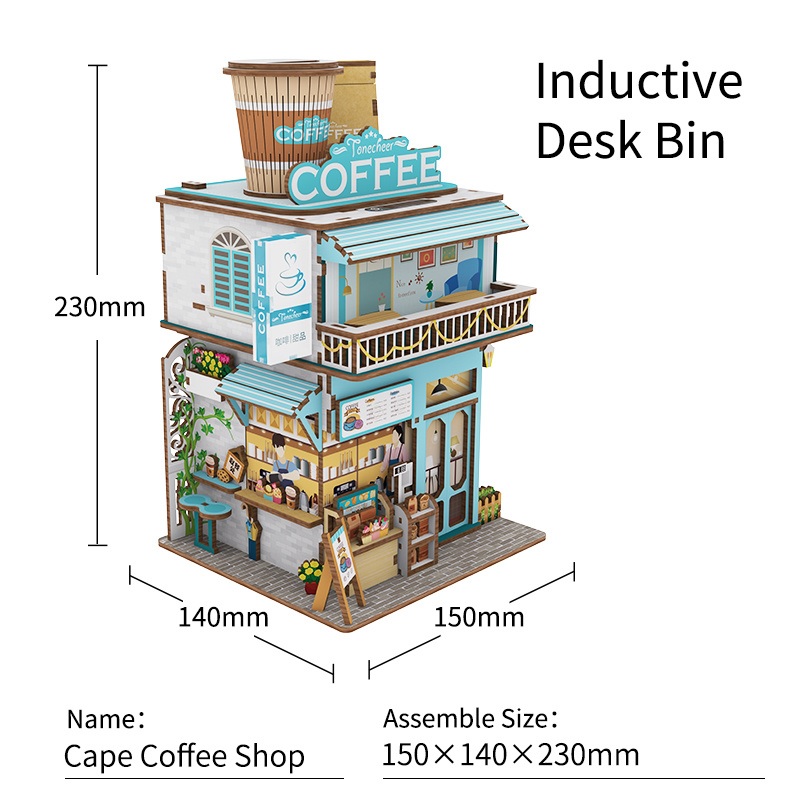 Tonecheer DIY - Miniaturhaus - Cape Coffee Shop (DIY House-/bilder/big/9194020_6.jpg