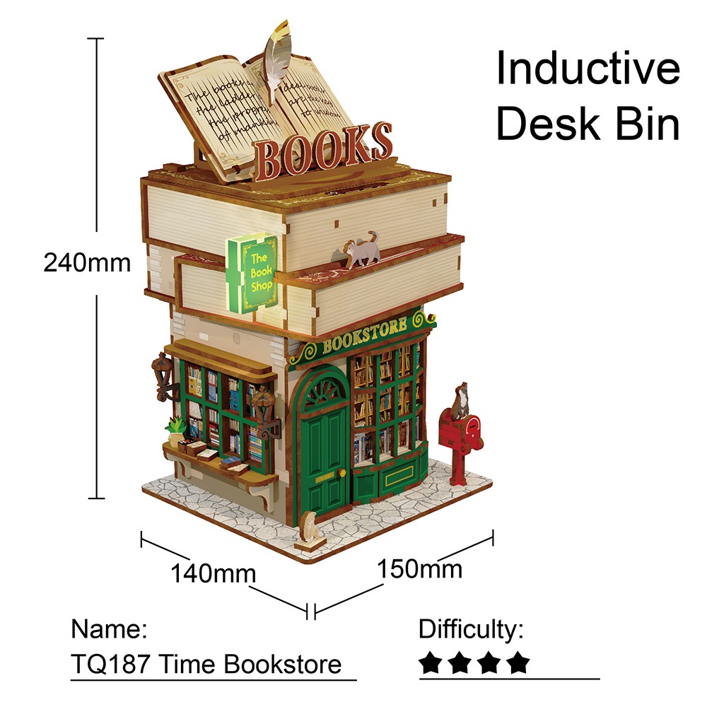 Tonecheer DIY - Miniaturhaus - Time Bookstore (DIY House-/bilder/big/9194021_6.jpg